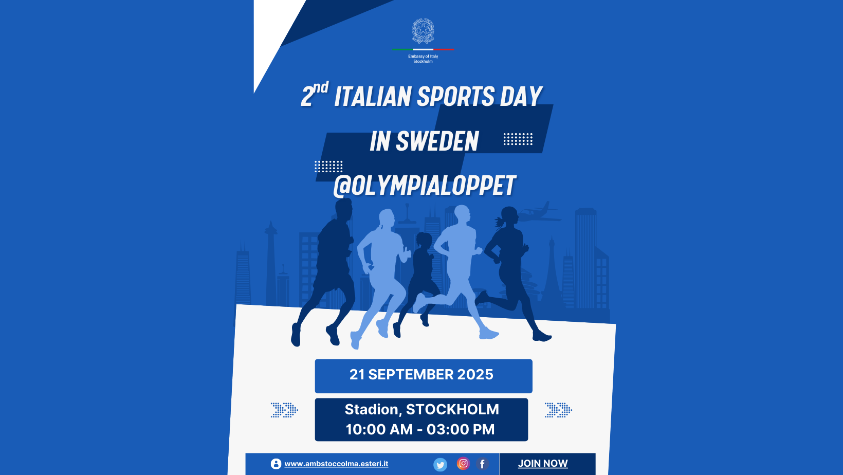 Copy of GIORNATA DELLO SPORT ITALIANO NEL MONDO (Facebook Cover)